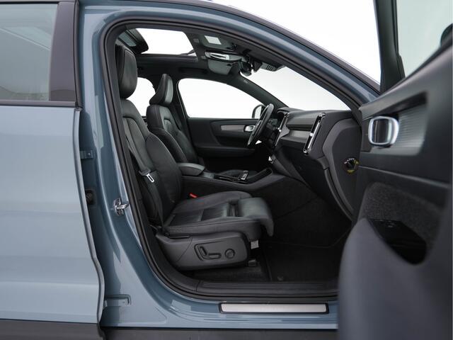 Volvo XC40 Recharge P8 AWD R-Design [ 3-Fase ] (INCL-BTW) *PANO | FULL-LEATHER | DIGI-COCKPIT | FULL-LED | MEMORY-PACK | HARMAN/KARDON | TOP-VIEW | CARPLAY | NAVI-FULLMAP | ECC | PDC | KEYLESS | HEATED-SPORTSEATS | BLIS | PRIVACY-GLASS |