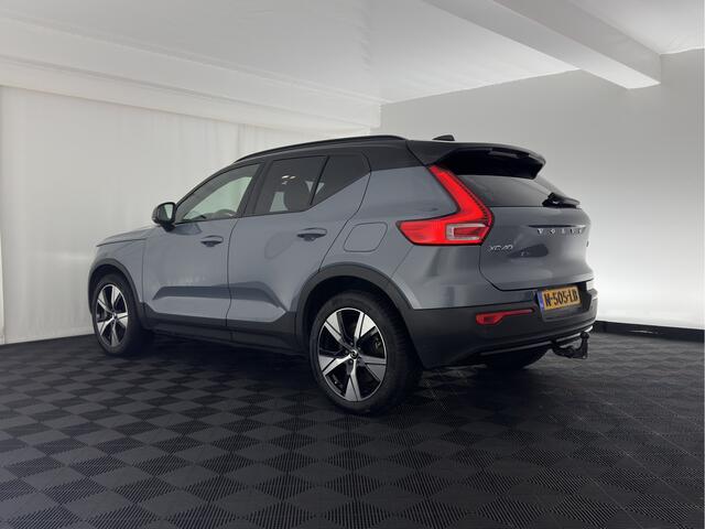 Volvo XC40 Recharge Twin Plus (3-Fase) {SOH-91%} (INCL-BTW) Aut *LEATHER-ALCANTARA | DIGI-COCKPIT | FULL-LED | PREMIUM-AUDIO | TOP-VIEW | CARPLAY | NAVI-FULLMAP | ECC | PDC | KEYLESS | HEATED-SPORTSEATS | BLIS | PRIVACY-GLASS | TOWBAR | 19