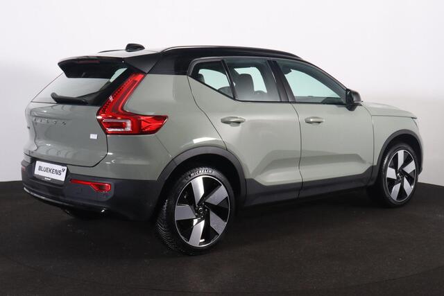 Volvo XC40 Recharge Twin Ultimate 78 kWh - Panorama/schuifdak - IntelliSafe Assist & Surround - 360º Camera - Harman/Kardon audio - Verwarmde voorstoelen, stuur & achterbank - Parkeersensoren voor & achter - Elektr. bedienb. voorstoelen met geheugen links - Draadloz