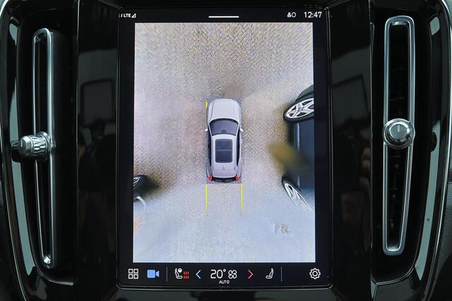 Volvo XC40 Recharge Twin Ultimate 78 kWh - Panorama/schuifdak - IntelliSafe Assist & Surround - 360º Camera - Harman/Kardon audio - Verwarmde voorstoelen, stuur & achterbank - Parkeersensoren voor & achter - Elektr. bedienb. voorstoelen met geheugen links - Draadloz