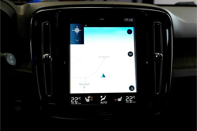 Volvo XC40 1.5 T5 193kW/262pk DCT7 Recharge Inscription PANORAMADAK + HARMAN/KARDON + NAPPALEER + EL.STOEL MET MEMORY + STOEL-&STUURVERWARMING + CRUISE + BLIS + LANE ASSIST + NAVI SENSUS + KEYLESS + EL.TREKHAAK + 360 CAMERA + PARKSENSOREN V&A + 19" LM-VELGEN!!