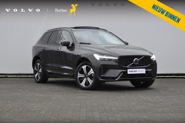 Volvo XC60 T6 350PK Automaat Plug-in hybrid AWD Plus Dark Long range / Adaptieve cruise control / Panoramadak / Apple carplay / Parkeersensoren met 360 camera / Elektrische achterklep / Elektrische stoelen met geheugen / Stoel en stuurwielverwarming