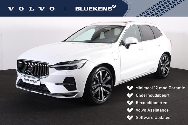 Volvo XC60 T8 Recharge AWD Plus Bright - LONG RANGE - Luchtvering - Panorama/schuifdak - IntelliSafe Assist & Surround - 360º Camera - Harman/Kardon audio - Adaptieve LED koplampen - Verwarmde voorstoelen, stuur & achterbank - Parkeersensoren voor & achter - Elektr.