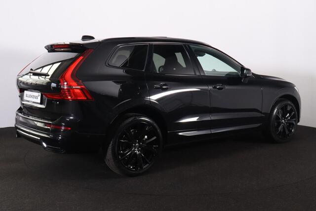 Volvo XC60 T6 Recharge AWD Ultra Black Edition - LONG RANGE - Panorama/schuifdak - IntelliSafe Assist & Surround - 360º Camera - Harman/Kardon audio - Adaptieve LED koplampen - Verwarmde voorstoelen & stuur - Parkeersensoren voor & achter - Elektr. bedienb. voorstoe