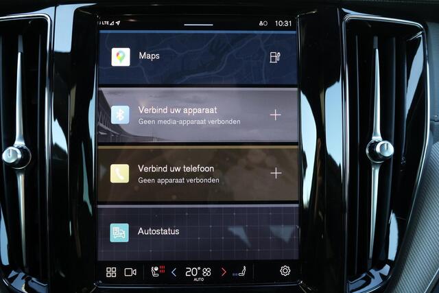 Volvo XC60 T6 Recharge AWD Ultra Black Edition - Luchtvering - Head-up display - Nappaleder - Voorstoelen elektr. verstelbaar met geheugen, ventilatie en massage - 360­° camera - IntelliSafe Assist & Surround - 21" LMV - Panoramisch schuif-/kanteldak - Harman Kardon