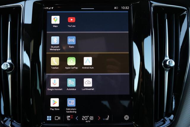 Volvo XC60 T6 Recharge AWD Ultra Black Edition - Luchtvering - Head-up display - Nappaleder - Voorstoelen elektr. verstelbaar met geheugen, ventilatie en massage - 360­° camera - IntelliSafe Assist & Surround - 21" LMV - Panoramisch schuif-/kanteldak - Harman Kardon