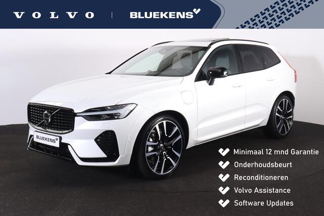 Volvo XC60 T8 Recharge AWD Ultra Dark - Luchtvering - Panorama/schuifdak - IntelliSafe Assist & Surround - 360º Camera - Adaptieve LED koplampen - Verwarmde voorstoelen, stuur & achterbank - Parkeersensoren voor & achter - Elektr. bedienb. voorstoelen met geheugen -
