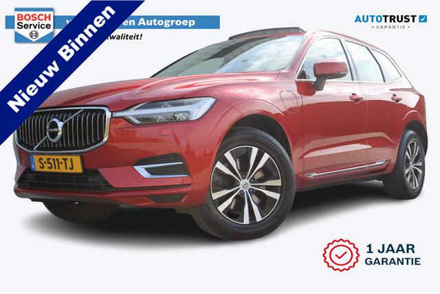 Volvo XC60 2.0 Recharge T6 AWD R-Design | Incl. 12 maanden garantie | Cruise control | Climate control | Apple carplay/Android auto | Uitklapbare trekhaak | Schuif/kantel dak | Parkeercamera | Stoel/stuurverwarming |