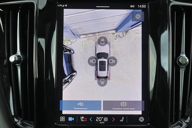 Volvo XC60 T6 Recharge AWD Plus Dark - LONG RANGE - Panorama/schuifdak - IntelliSafe Assist & Surround - 360º Camera - Harman/Kardon audio - Adaptieve LED koplampen - Verwarmde voorstoelen, stuur & achterbank - Parkeersensoren voor & achter - Elektr. bedienb. voorst