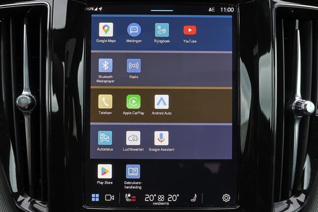 Volvo XC60 T6 Recharge AWD Plus Black Edition - LONG RANGE - Luchtvering - Panorama/schuifdak - IntelliSafe Assist & Surround - 360º Camera - Harman/Kardon audio - Adaptieve LED koplampen - Verwarmde voorstoelen, stuur & achterbank - Parkeersensoren voor & achter - 