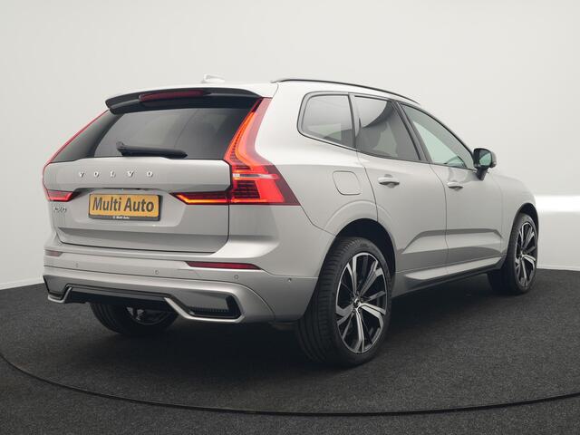 Volvo XC60 T6 AWD R-Design Plug In Hybrid 350pk Dealer O.H. PHEV | Luchtvering | Trekhaak Af Fabriek | Panodak | Head Up | Adaptive Cruise | 360 Camera | Lederen Sportstoelen Massage & Ventilatie & Memory | Google Assistent | Apple Carplay | 21"L.M |