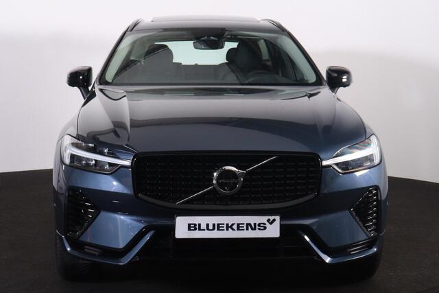 Volvo XC60 T6 Recharge AWD Plus Dark - Panorama/schuifdak - IntelliSafe Assist & Surround - 360º Camera - Verwarmde voorstoelen, stuur & achterbank - Parkeersensoren voor & achter - Elektr. bedienb. voorstoelen met geheugen - Draadloze tel. lader - Elektr. inklapbar