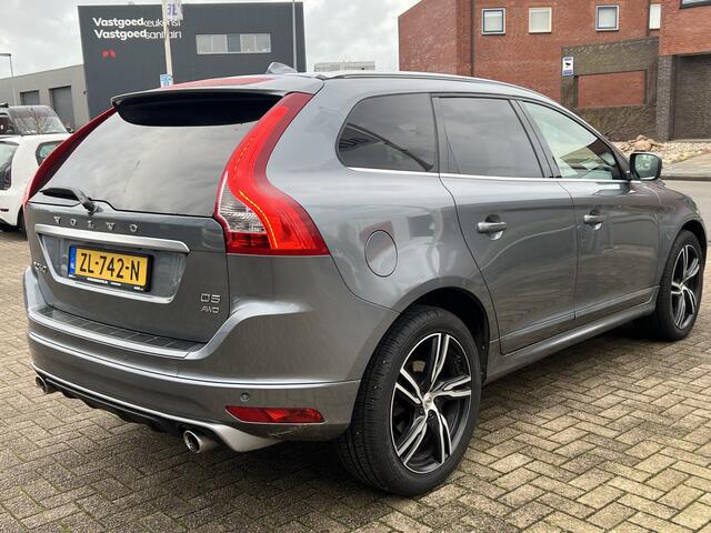 Volvo XC60 2.4 D5 AWD 220 pk Automaat R-Design Navigatie Xenon Standkachel Camera Elek Stoel ACC Stoelverwarming Bliss Getint Glas