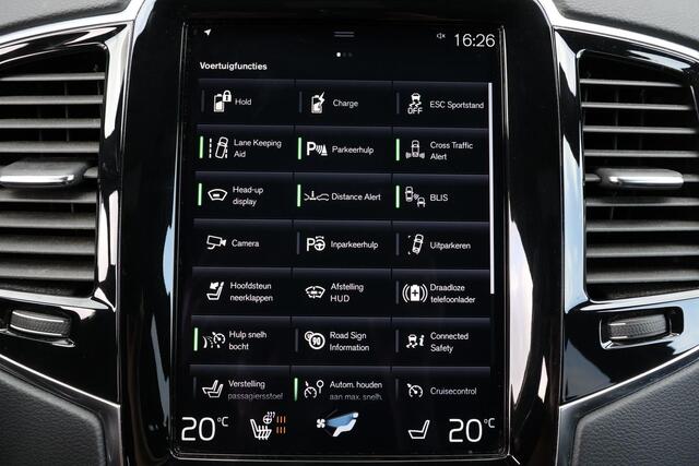 Volvo XC90 T8 Recharge AWD R-Design - Luchtvering - Panorama/schuifdak - IntelliSafe Assist & Surround - Bowers & Wilkins audio - 360º Camera - Adaptieve LED koplampen - Verwarmde voorstoelen, stuur & achterbank - Draadloze tel. lader - Head up display - Apple Carpl