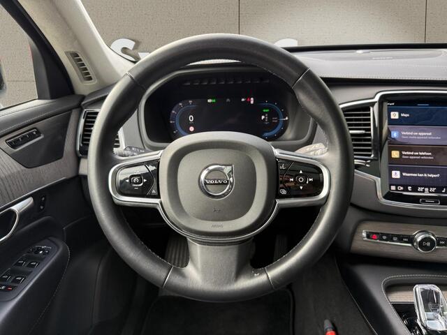 Volvo XC90 2.0 T8 Recharge AWD Ultimate Dark | Luchtvering | Extra getint glas | Trekhaak | Stoelverwarming en ventilatie |