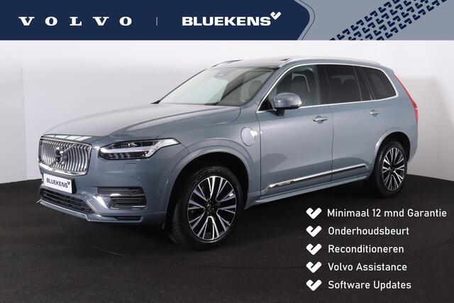 Volvo XC90 T8 Recharge AWD Ultimate Bright - LONG RANGE - Panorama/schuifdak - IntelliSafe Assist & Surround - 360º Camera - Harman/Kardon audio - Adaptieve LED koplampen - Verwarmde voorstoelen, stuur & achterbank - Parkeersensoren voor & achter - Elektr. bedienb. 