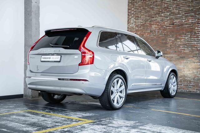 Volvo XC90 T8 Recharge AWD Ultimate Bright | Wegklapbare trekhaak | Bowers & Wilkins premium audio | Luchtvering | 1ste eigenaar | Nappa lederen bekleding | Stoelverwarming | Gelamineerde zijruiten | Stoelventilatie | 360° parkeerverwarming | Parkeersensoren voor + 