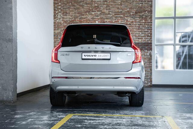 Volvo XC90 T8 Recharge AWD Ultimate Bright | Wegklapbare trekhaak | Bowers & Wilkins premium audio | Luchtvering | 1ste eigenaar | Nappa lederen bekleding | Stoelverwarming | Gelamineerde zijruiten | Stoelventilatie | 360° parkeerverwarming | Parkeersensoren voor + 