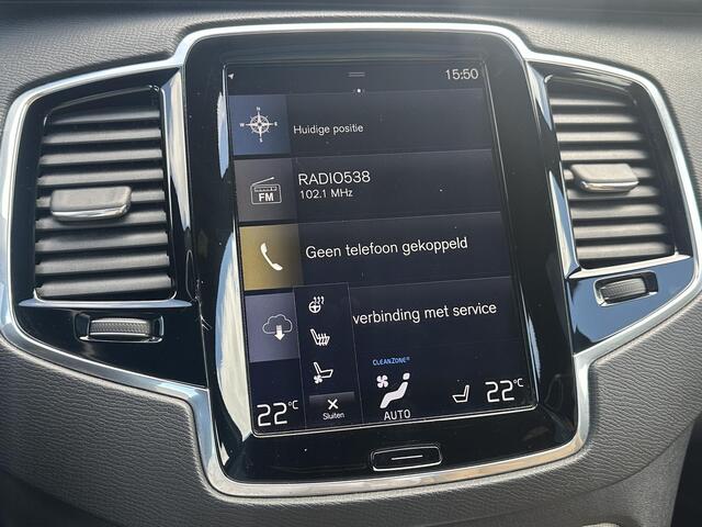 Volvo XC90 2.0 T5 AWD Inscription standkachel /amber leder/ schuifdak/ 360 camera/ cd speler/ intellisafe/ 20 inch