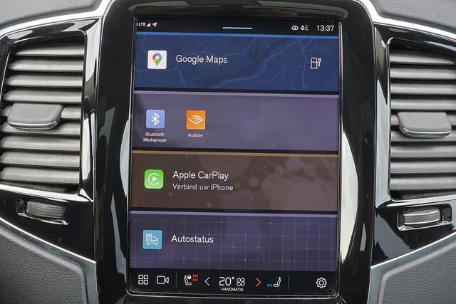 Volvo XC90 T8 Recharge AWD Ultimate Dark - LONG RANGE - Panorama/schuifdak - IntelliSafe Assist & Surround - 360º Camera - Bowers & Wilkins audio - Adaptieve LED koplampen - Verwarmde voorstoelen, stuur & achterbank - Parkeersensoren voor & achter - Elektr. bedienb.