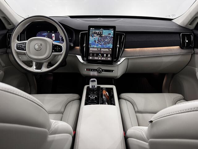 Volvo XC90 2.0 T8 Plug-in hybrid AWD Ultra Bright Facelift Nieuw model Harman/Kardon, Leder, Pano, 360 Camera, Luchtvering, Memory stoelen, Head-up display, Trekhaak, Stoelverwarming, 3 jaar garantie