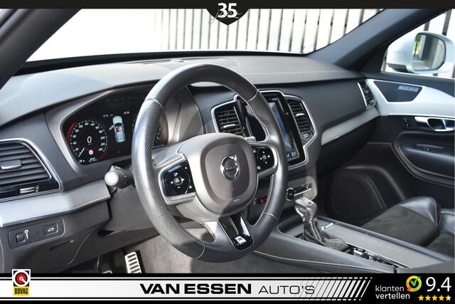 Volvo XC90 2.0 T5 AWD R-Design 7 Persoons Leder Memory 360- Camera Stoel/Stuurverw. NL-Auto!