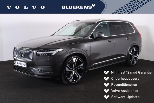 Volvo XC90 T8 Recharge AWD Plus Bright - LONG RANGE - Luchtvering - Panorama/schuifdak - IntelliSafe Assist & Surround - 360º Camera - Bowers & Wilkins audio - Adaptieve LED koplampen - Verwarmde voorstoelen, stuur & achterbank - Parkeersensoren voor & achter - Elek