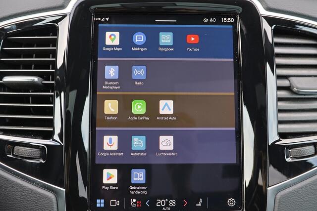 Volvo XC90 T8 Recharge AWD Plus Bright - LONG RANGE - Luchtvering - Panorama/schuifdak - IntelliSafe Assist & Surround - 360º Camera - Bowers & Wilkins audio - Adaptieve LED koplampen - Verwarmde voorstoelen, stuur & achterbank - Parkeersensoren voor & achter - Elek