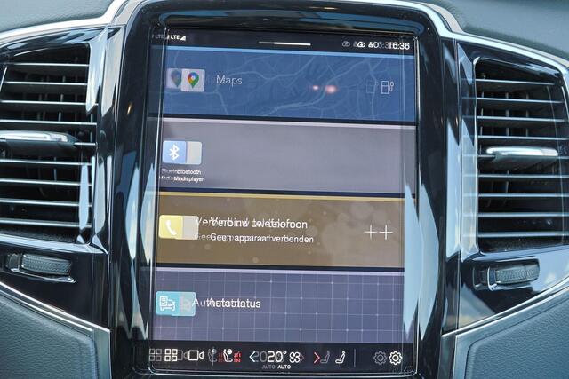 Volvo XC90 T8 Recharge AWD Ultra Dark - Luchtvering - Panorama/schuifdak - IntelliSafe Assist & Surround - 360º Camera - Bowers & Wilkins audio - Adaptieve LED koplampen - Verwarmde voorstoelen, stuur & achterbank - Parkeersensoren voor & achter - Elektr. bedienb. v