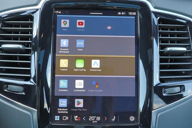 Volvo XC90 T8 Recharge AWD Ultra Dark - Luchtvering - Panorama/schuifdak - IntelliSafe Assist & Surround - 360º Camera - Bowers & Wilkins audio - Adaptieve LED koplampen - Verwarmde voorstoelen, stuur & achterbank - Parkeersensoren voor & achter - Elektr. bedienb. v