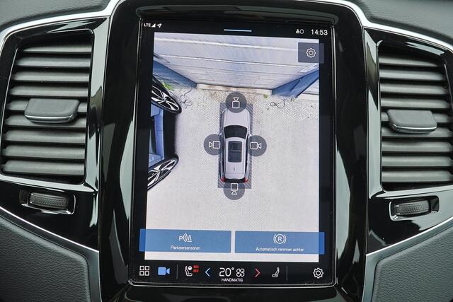 Volvo XC90 T8 Recharge AWD Ultra Dark - Luchtvering - Panorama/schuifdak - IntelliSafe Assist & Surround - 360º Camera - Adaptieve LED koplampen - Verwarmde voorstoelen, stuur & achterbank - Parkeersensoren voor & achter - Elektr. bedienb. voorstoelen met geheugen -