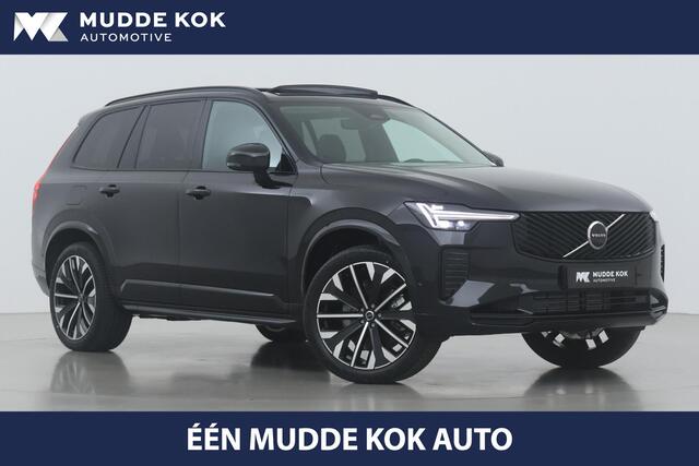 Volvo XC90 T8 Plug-in hybrid Ultra Dark | FACELIFT | Luchtvering | Massage+Ventilatie | Head-Up | 360° Camera