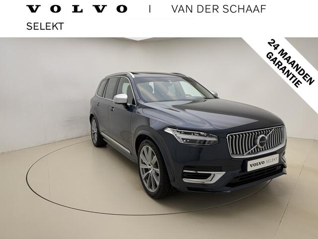 Volvo XC90 T8 390pk AWD Inscription Exclusive / Luchtvering / Stoelventilatie + Massage / Gelamineerde ramen / H&K Audio / Head-Up / El. Trekhaak / El. Stoelen / 21'' / Panoramadak /