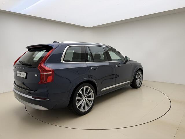 Volvo XC90 T8 390pk AWD Inscription Exclusive / Luchtvering / Stoelventilatie + Massage / Gelamineerde ramen / H&K Audio / Head-Up / El. Trekhaak / El. Stoelen / 21'' / Panoramadak /