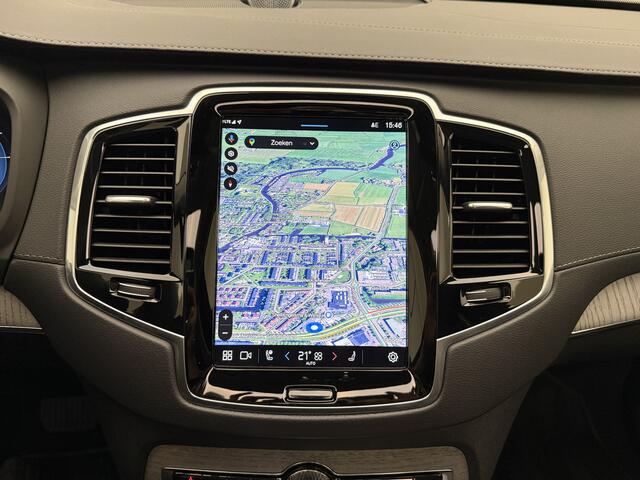 Volvo XC90 T8 455pk AWD Ultra Dark / Luchtvering / Bowers en Wilkins audio / Geventileerde stoelen / Massage / Visual park assist /